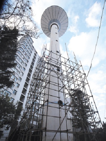 德宏水塔拆除施工技术措施及安全防护
