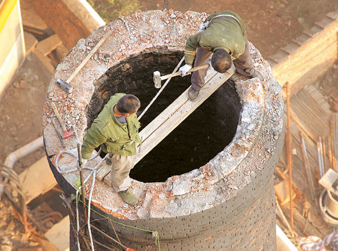 乌鲁木齐砖烟囱拆除工艺及施工要求