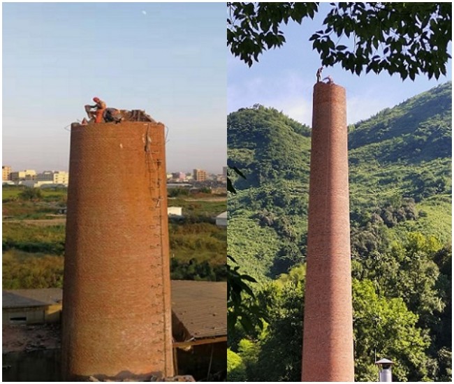 柳州烟囱拆除公司-步骤事项说明